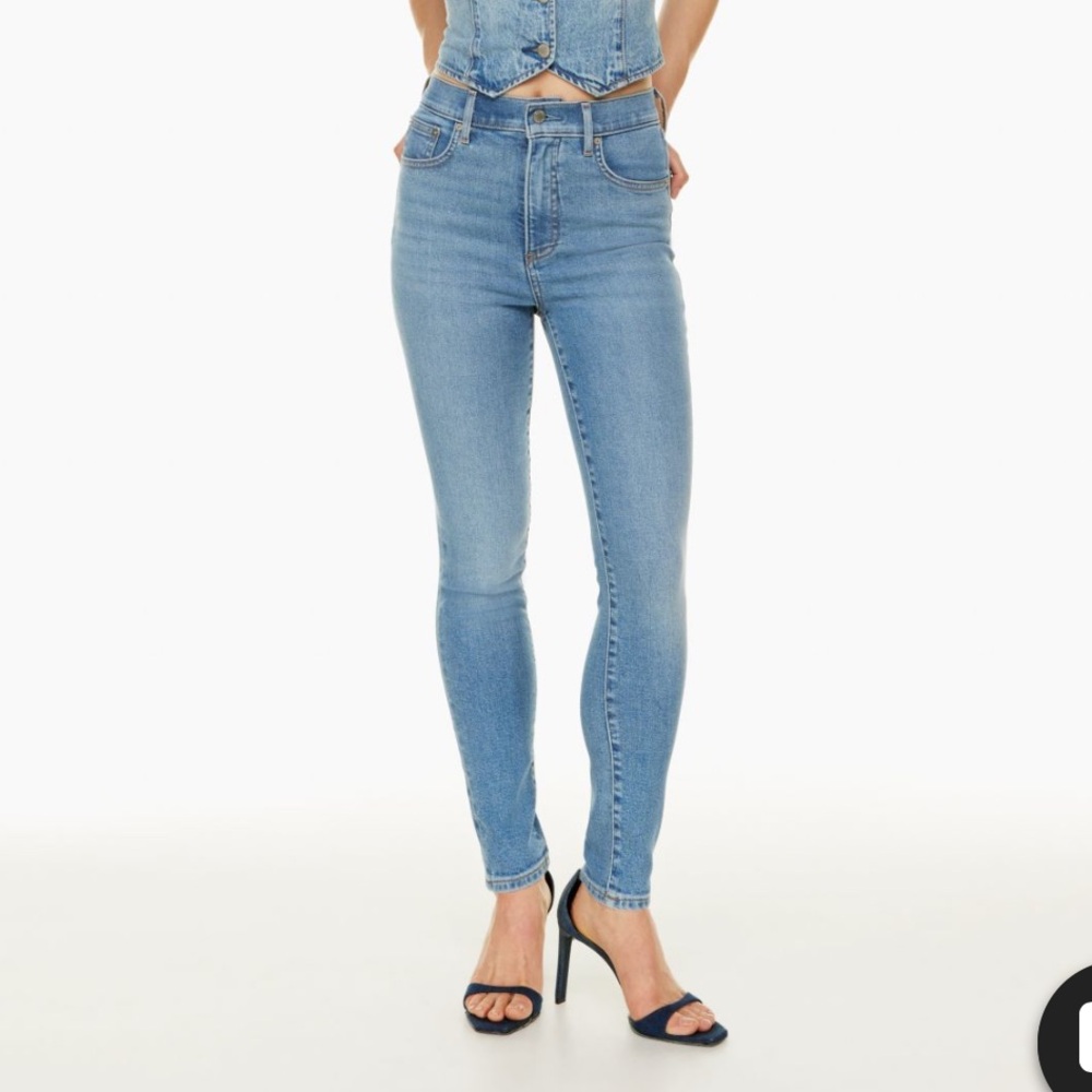 Denim Forum Lola High Rise Skinny Jeans - Size 30